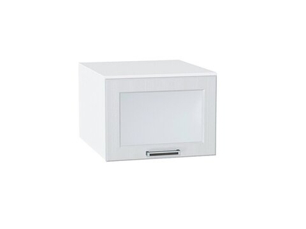 Шкаф верхний горизонтальный остекленный глубокий Прага