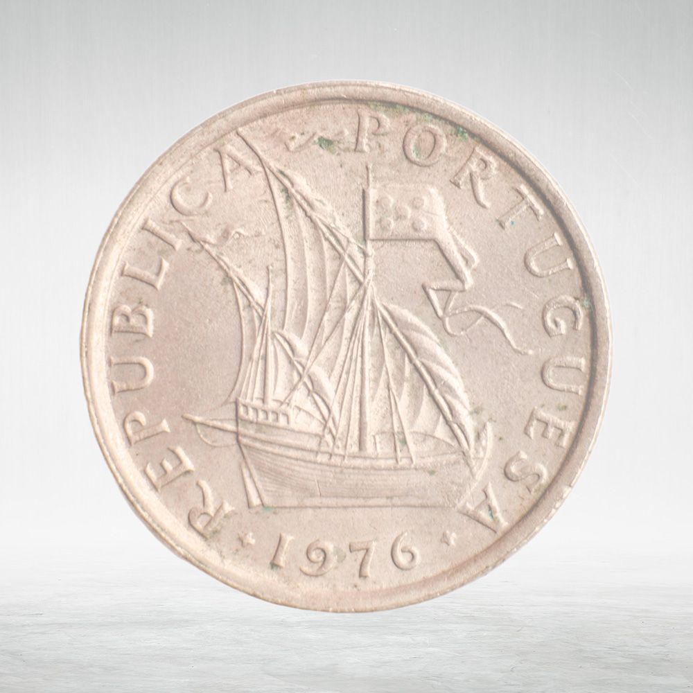 Portugal, 5 Escudos, 1976, VF