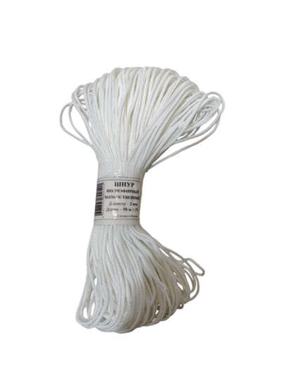 Шнур хозяйственный диаметр :2мм длина 50м