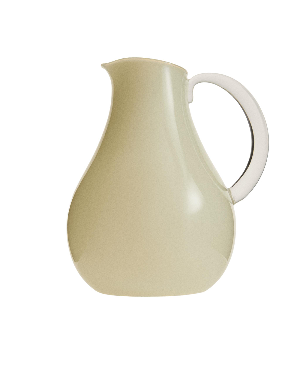 Zara Home кувшин из боросиликатного стекла, цвет жёлтый, 20 см