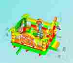 Коммерческий надувной батут «Сафари-экскурсия 2» 4x3.5x2,5 м