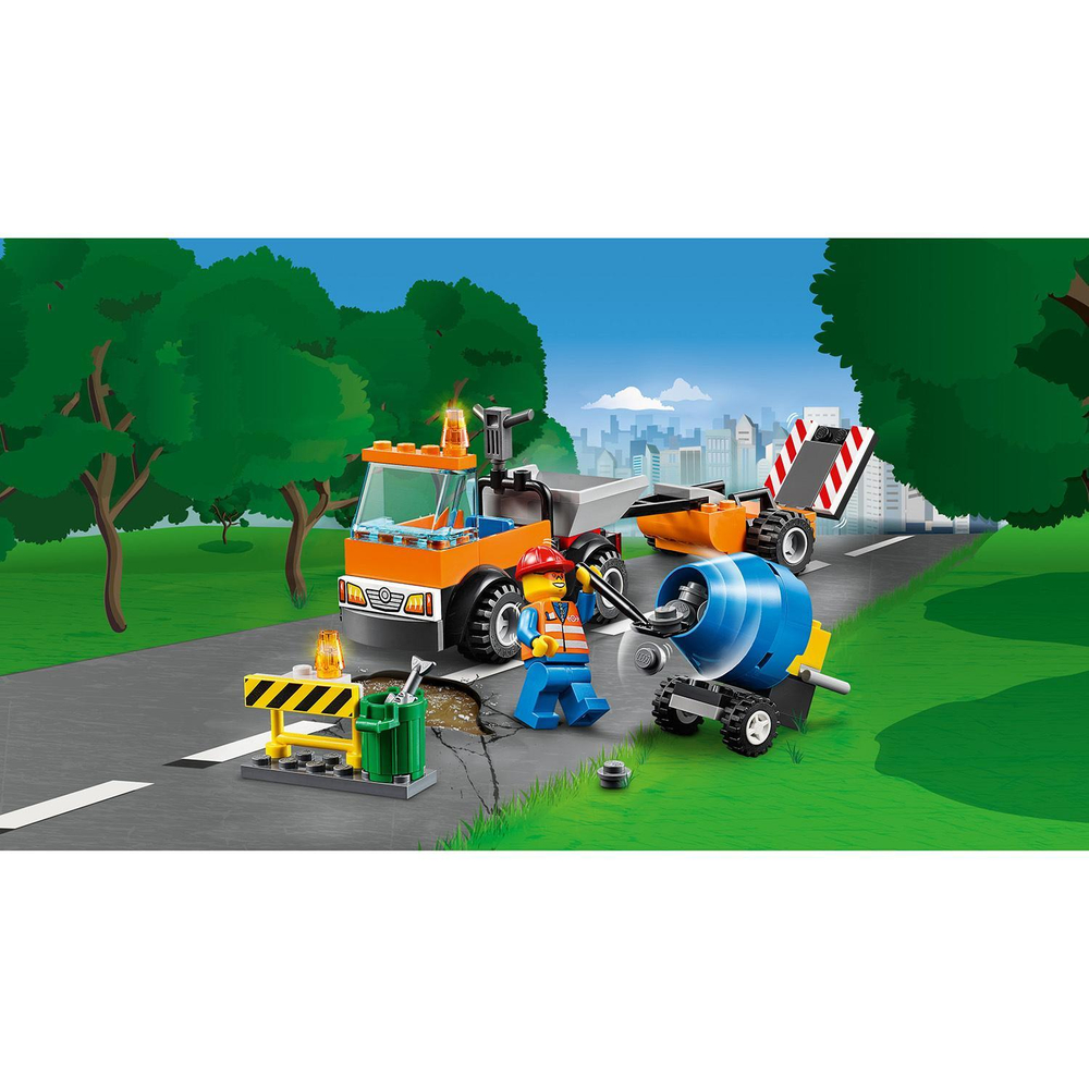 LEGO Juniors: Грузовик дорожной службы 10750 — Road Repair Truck — Лего Джуниорс Подростки