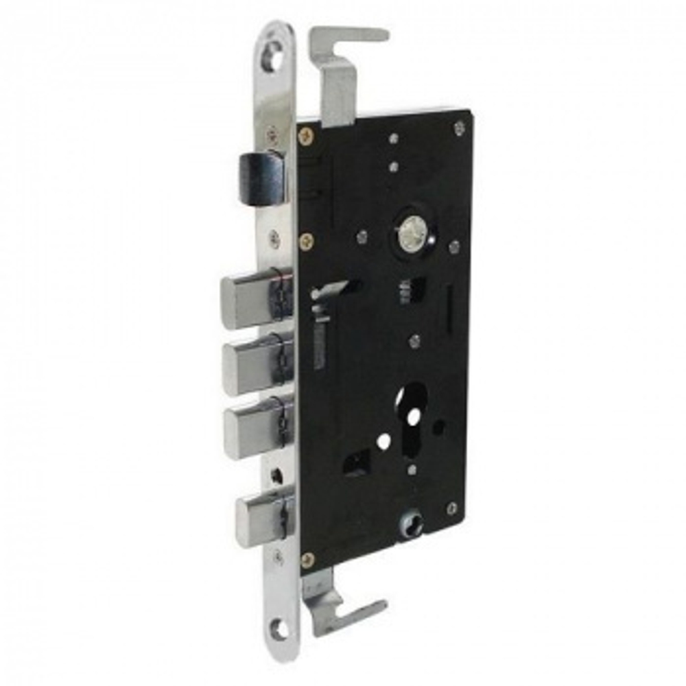 Корпус врезного замка 2524-3Р (Zohen) (632С) (закруг.планка) LEKSA