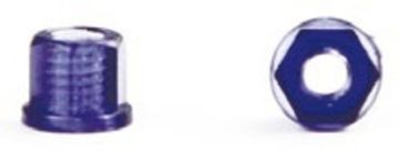 Втулка с шайбой 1,2 ,синия, 100 шт