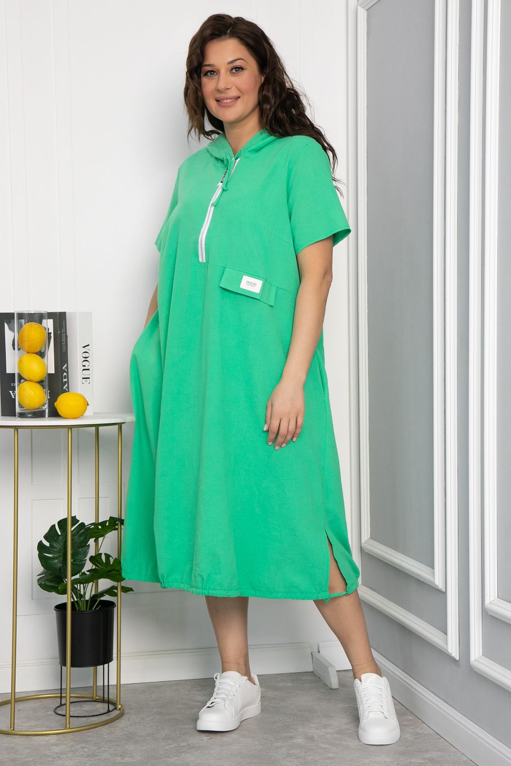 Платье Рокси (зеленое) П15441-5М LT Collection