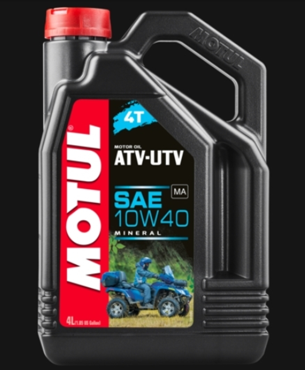Моторное масло Motul ATV-UTV для квадроциклов (4T, 10w40, минер.)