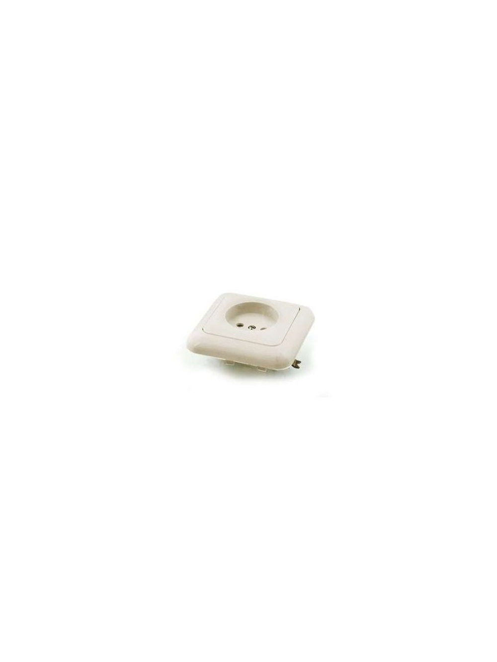 Розетка 1-м СП РС10-005 10А IP20 бел. БЕЛ. ЦЕРКОВЬ РС10-005