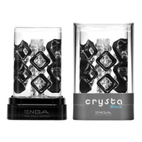 Прозрачный мастурбатор 9см Tenga Crysta Bloc CRY-003