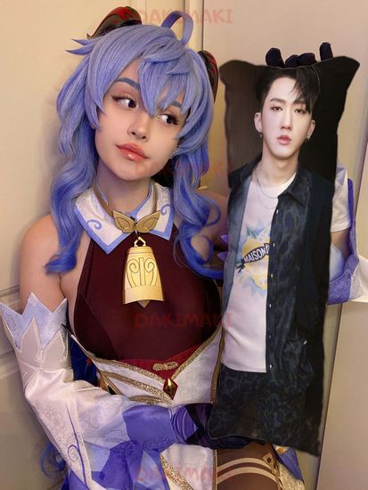 Мини дакимакура Чанбин из Стрей Кидс | Stray Kids арт. M1031, 60х20 см