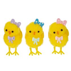 GAEM Набор из 3-х фигурок декоративных "Цыпленок" (2*2,5*4,5), L9 W4 H6 см