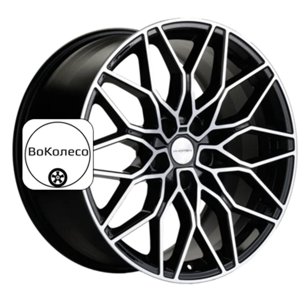 8,5x19/5x114,3 ET30 D67,1 KHW1902 (Outlander) Black-FP Khomen Wheels