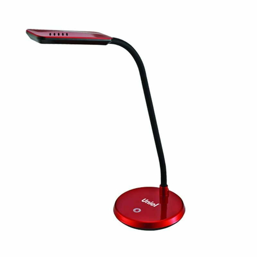 TLD-510 Red/Светильник настольный Uniel (LED/6W/550Lm/4500K/С диммером/Цвет-красный)