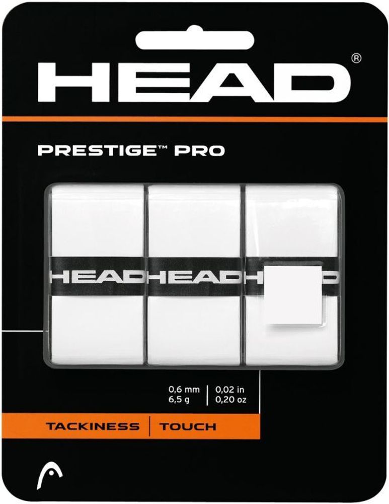 Теннисные намотки Head Prestige Pro white 3P