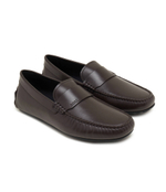 Кожаные мокасины noel_mocc_ltlg BOSS BLACK - коричневый(50511703)