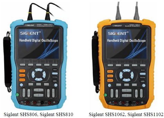 Siglent SHS806, Siglent SHS810, Siglent SHS1062, Siglent SHS1102, Осциллографы-мультиметры портативные, № в ГРСИ РФ - 57714-14