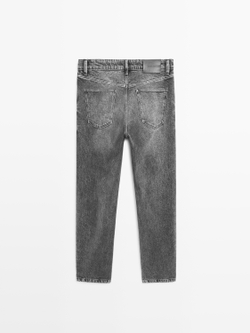Massimo Dutti Джинсы Slim Fit, серый