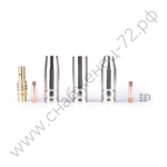 Varteg Набор комплектующих MIG-15 (2 наконечника, 3 сопла, 1 спираль к соплу, 1 диффузор газ., для серии UnoMig-15/MB-15AK/TBI-150/ERGOPLUS 15, пр-во FoxWeld/КНР)