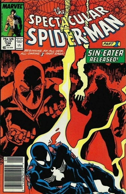 Комикс The Spectacular Spider-Man #134-136 Sin-eater parts 1-3