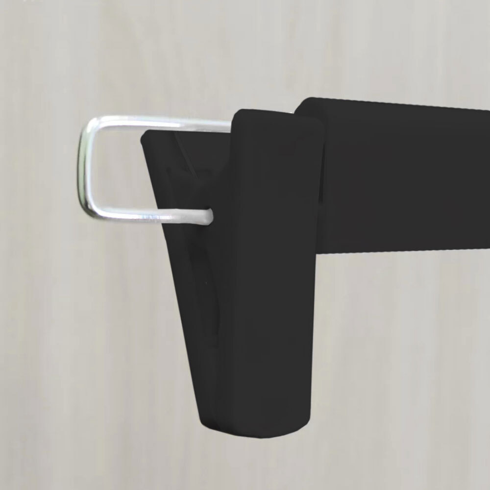 Набор вешалок для брюк 5шт, цвет черный