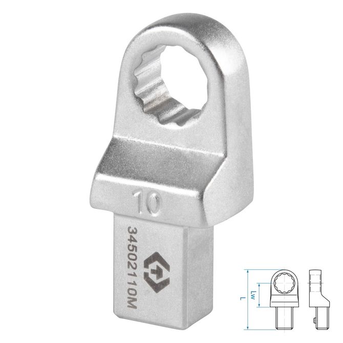 KING TONY (34502110M) Насадка накидная серии "FIT", 10 мм, 9х12 мм