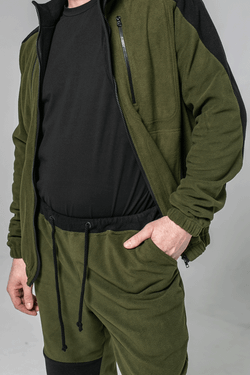 Флисовый костюм мужской комби