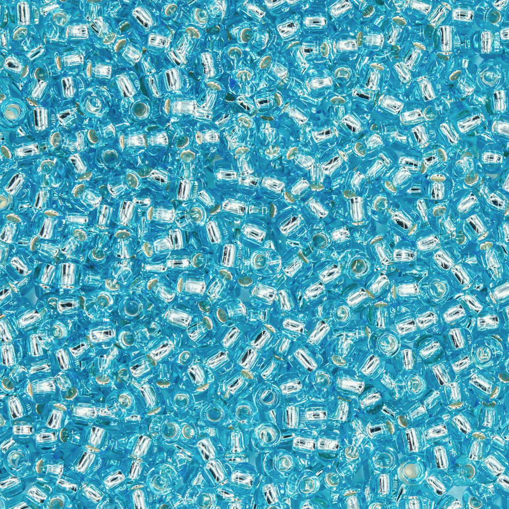 Японский бисер TOHO Round 11/0 (№23), с внутренним серебрением, прозрачный