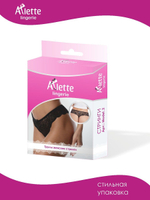 Стильные кружевные трусики-стринги + презервативы (Размер: L) (Цвет: черный)