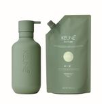 Keune So Pure Набор ОЧИЩАЮЩИЙ Спа (кондиционер +флакон+коробка+ шубер+ пакет) So Pure Clarify Conditioner 1000 мл