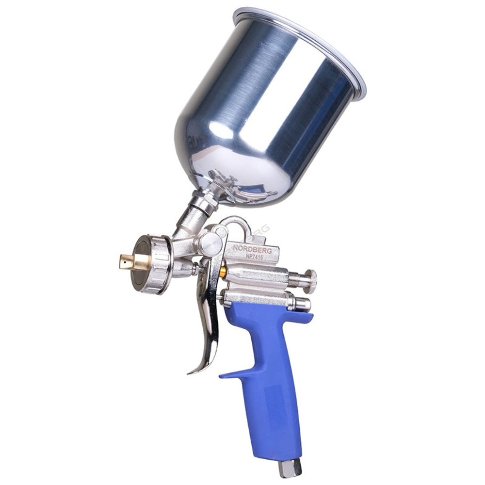 NORDBERG (NP7415) Краскопульт с верхним металлическим баком, сопло 1.5 мм