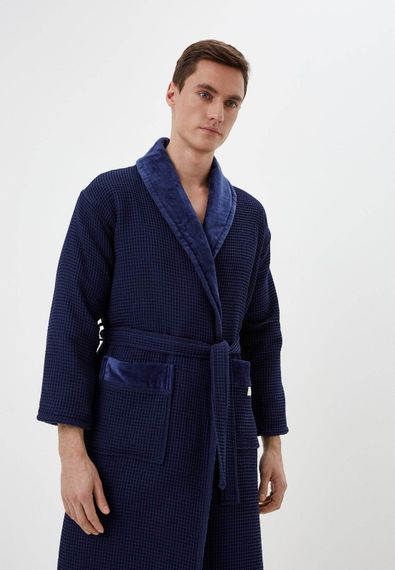 Михаэль (синий) M Халат махровый
