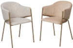 Стул М-City DISAUR Дилл, H-06 Бежевый, Велюр, Шампань каркас