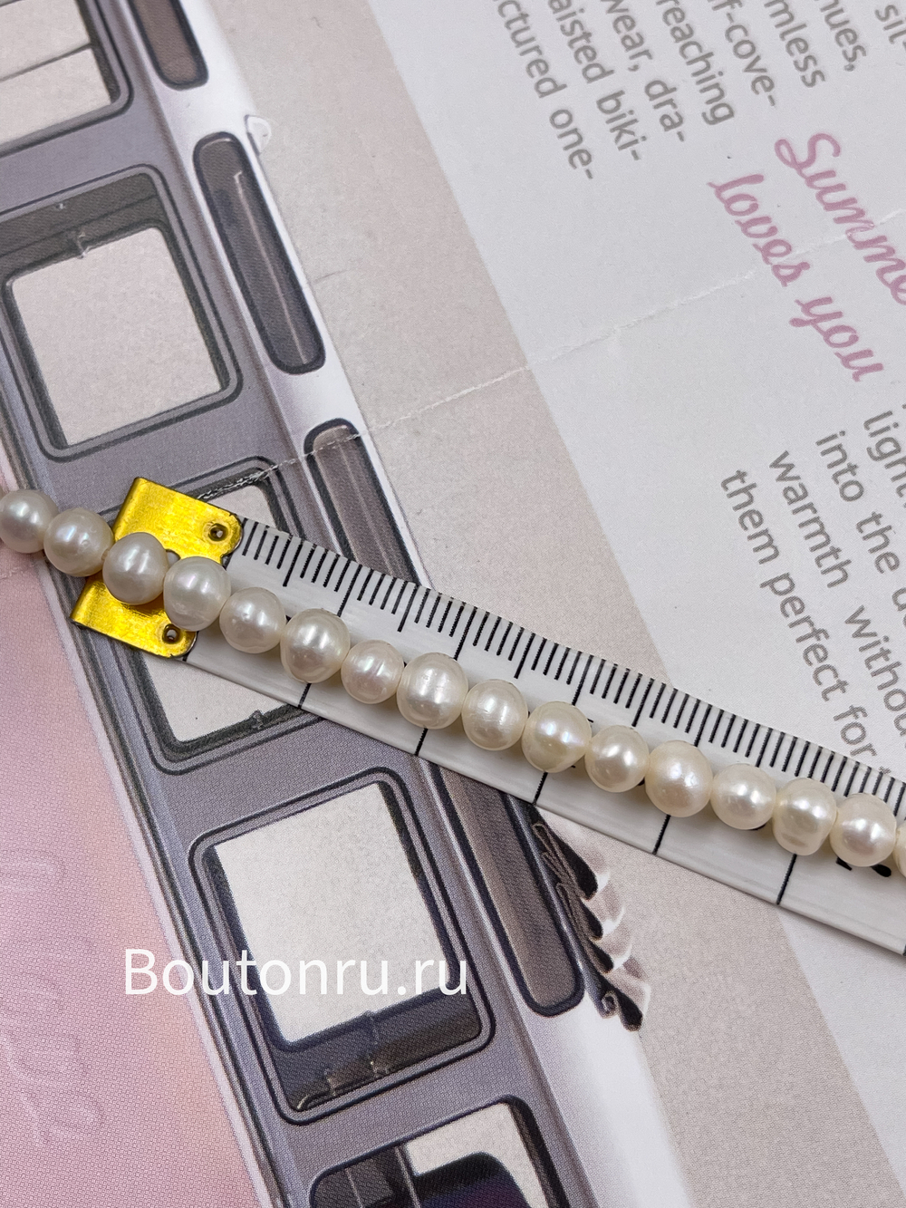 Нить из натурального жемчуга