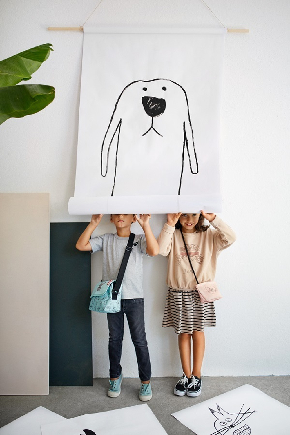 Сумка детская Minibag Cats and dogs mint Reisenthel