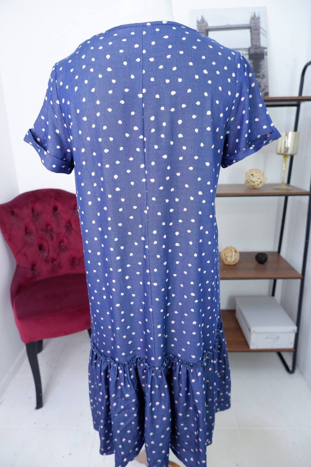 Платье Jeffa по летнему игривое, визуально 46/48 размер