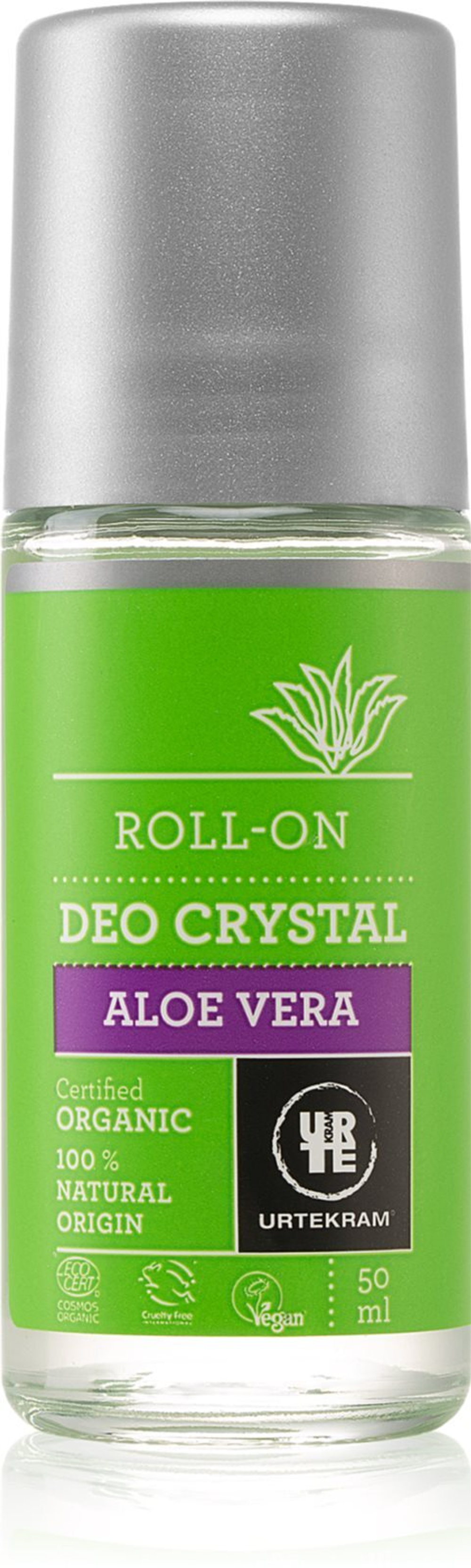 Urtekram Aloe Vera - шариковый дезодорант с алоэ вера /   50  ml  / GTIN 5765228837627