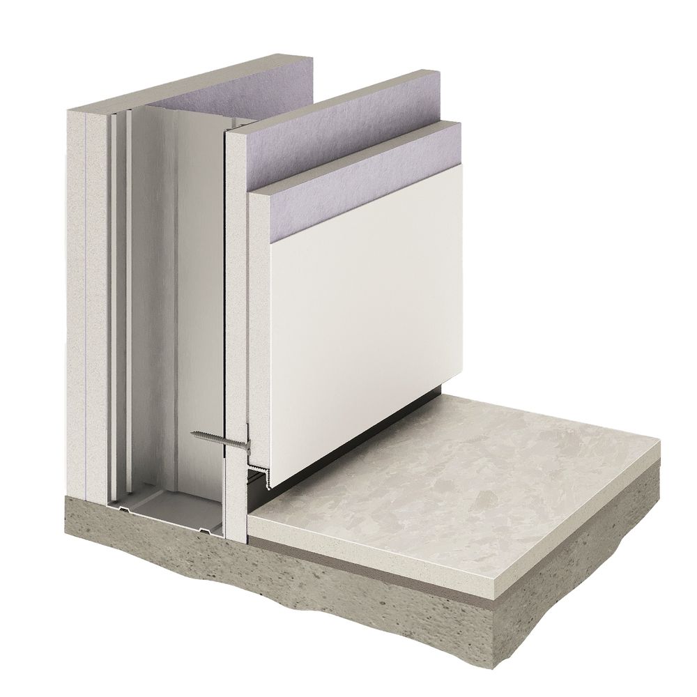 Теневой профиль универсальный под покраску, 2000x50x14,5 мм