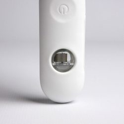 Белое эрекционное виброкольцо с пультом ДУ