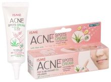 ISME крем для проблемной кожи Acne Spots Cream с алоэ вера, маслом чайного дерева и витамином В6, 10 г