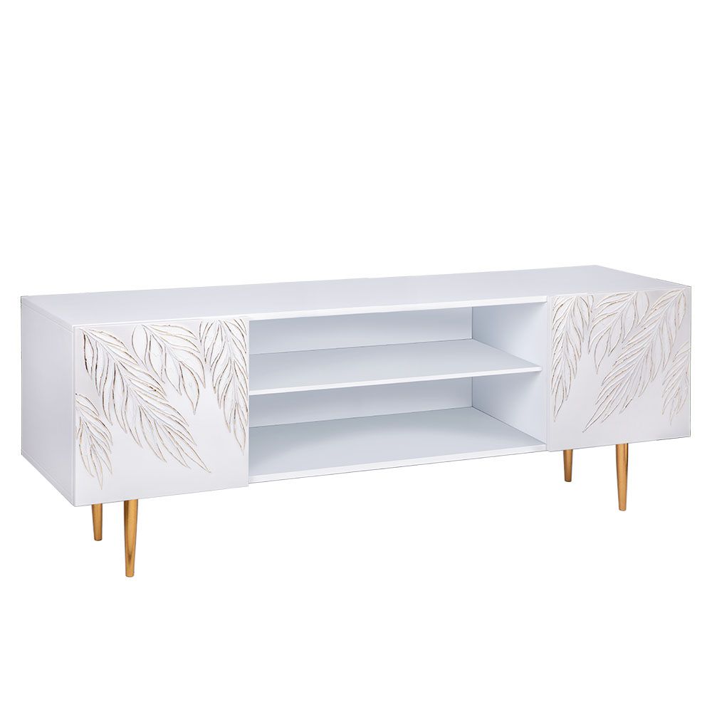 Тумба под ТВ Тропик 155см Стайл Айс Голд