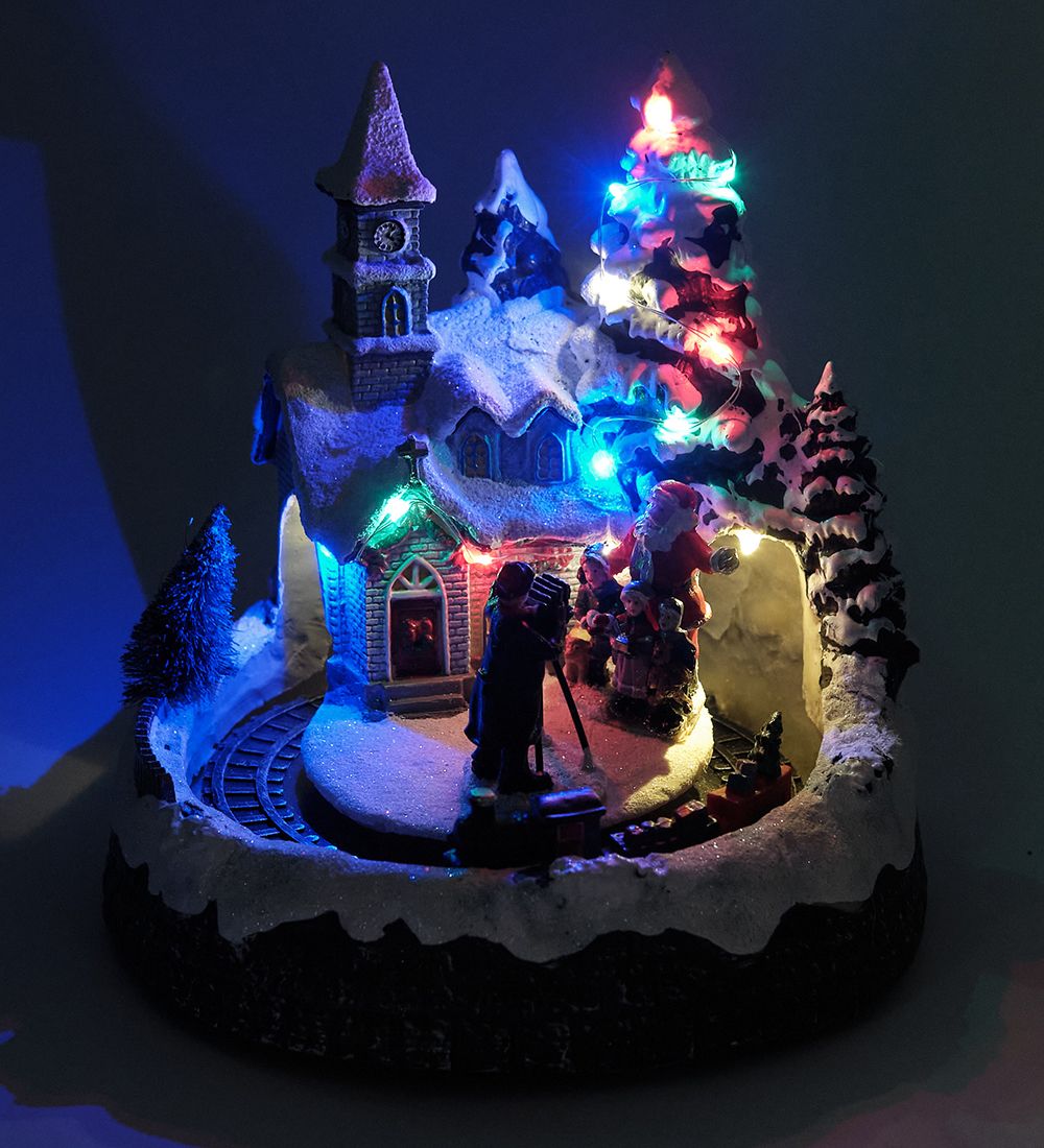 XM-744 Новогодняя миниатюра с подсветкой