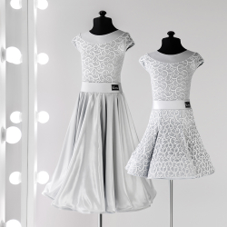 платье с двумя юбками