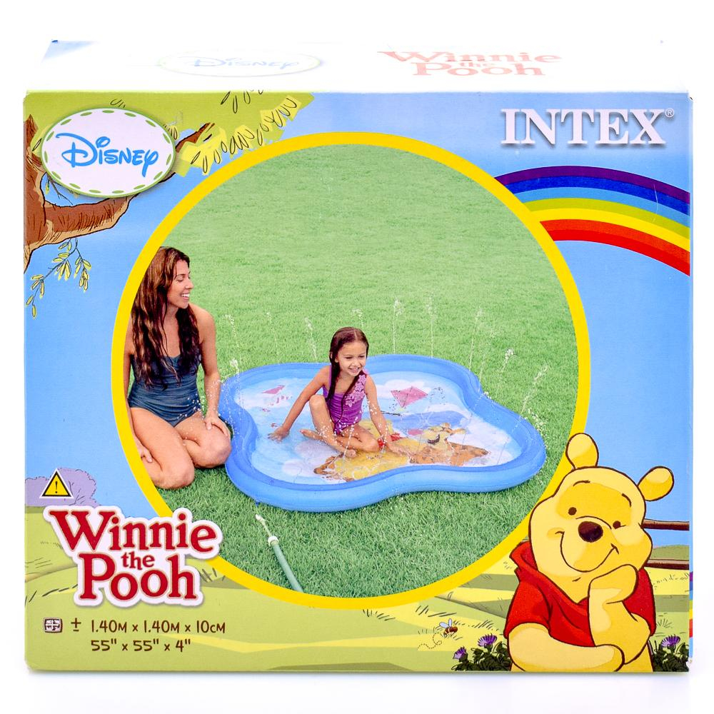 Бассейн надувной Винни Пух 140*140*10см. 1-3 лет 58433 (Intex)