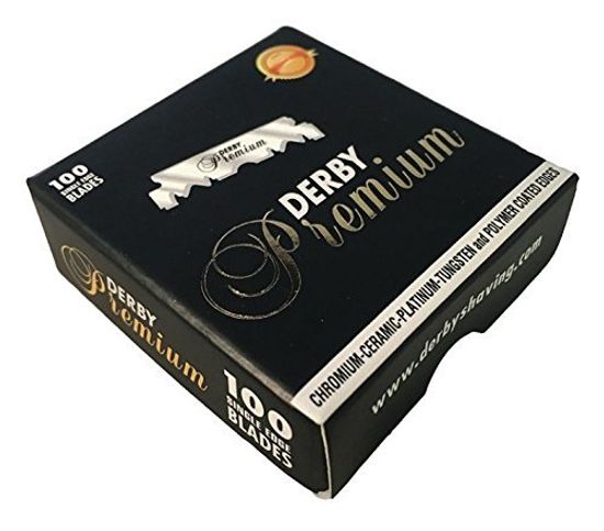 Сменные лезвия Derby Premium Black Professional (половинки)