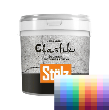 Elastik - фасадная краска, которая САМА закрывает трещины! 🤯 | Stolz (Турция)