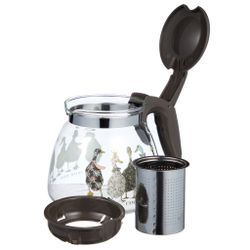 ЗАВАРОЧНЫЙ ЧАЙНИК AGNESS С ФИЛЬТРОМ "FAMILY FARM" 900 МЛ.