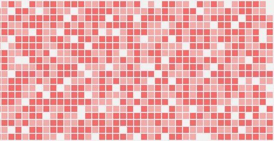 ПВХ панель Мозаика Розовая