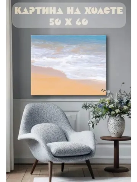 Картина на стену 40 X 50 Волна
