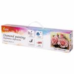 Картина стразами (алмазная мозаика) 30х40 см, ОСТРОВ СОКРОВИЩ "Нежность роз", без подрамника, 662404