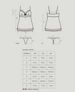 Сорочка цвета шампань с кружевом Carmelove Chemise LXL (46-48) (Цвет: шампань)