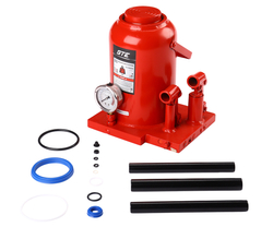 Домкрат бутылочный 50т 280-450мм 2-х плунжерный GTE